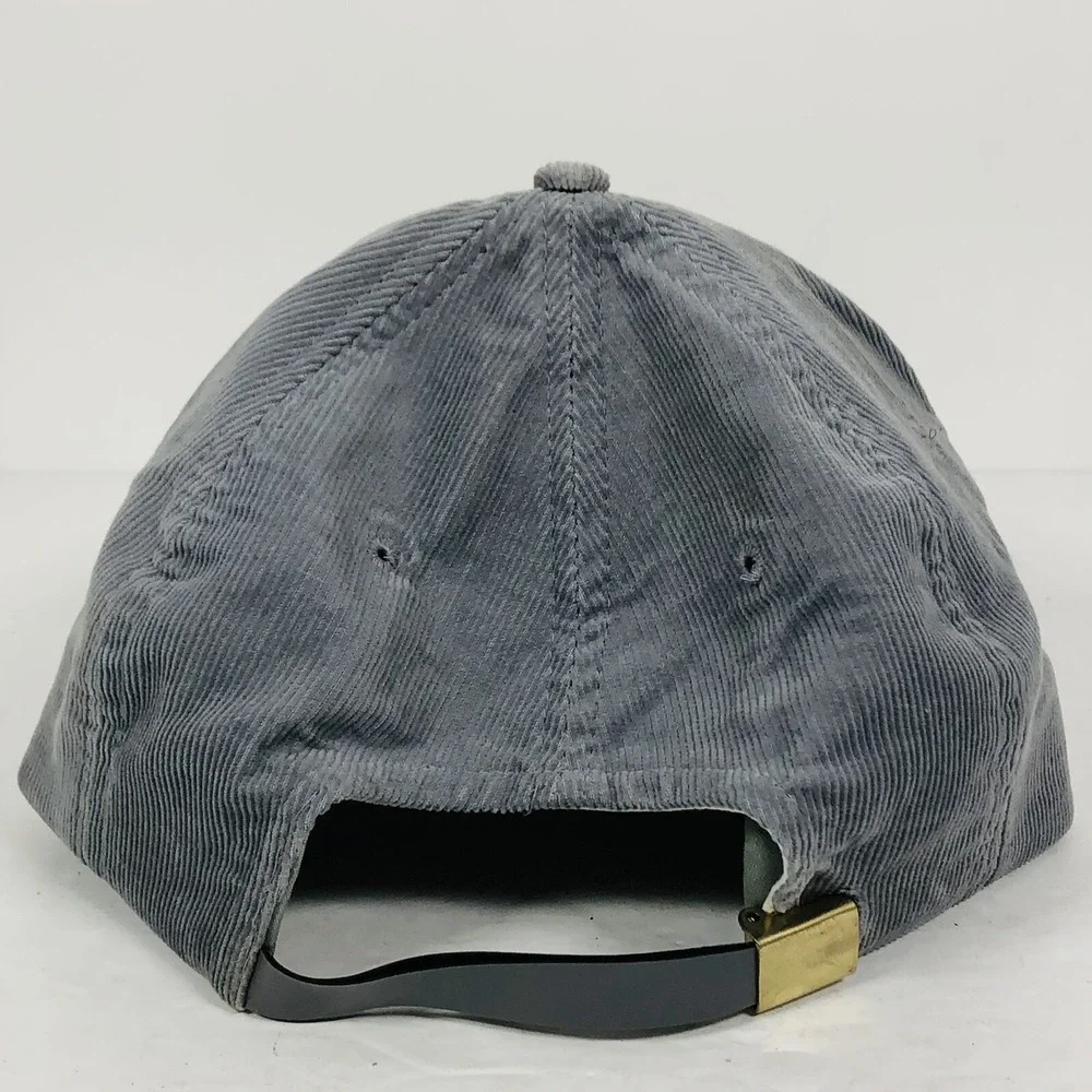 Vintage Fourshee Building Supply‎ Cadiz, Kentucky Hat GREY Corduroy 1980s Patch